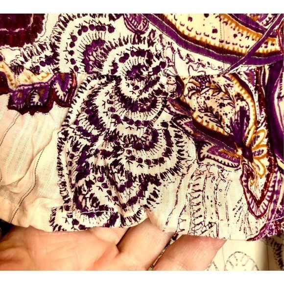 Band of Gypsies Purple Paisley Maxi Dress - Picture 15 of 16